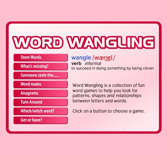 Вангл. Word games сборник. Stem of the Word. Improve your Vocabulary. Click words
